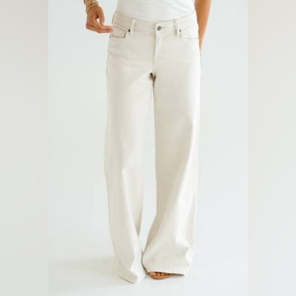 CJLA Chelsea Wide Leg Jeans In Sea Salt, NWT